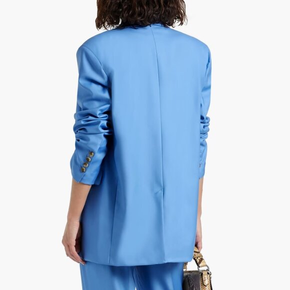 LouLou Studio "Donau" Blazer in Blue, size Small - Picture 9 of 10